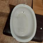 Wit crème emaille babybad emaille teiltje, Antiek en Kunst, Antiek | Emaille, Ophalen of Verzenden