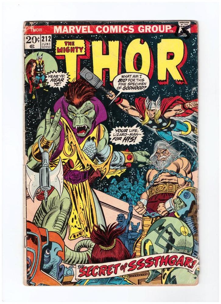 Thor [1966] #212 – Key Issue, Boeken, Strips | Comics, Gelezen, Eén comic, Amerika, Ophalen of Verzenden