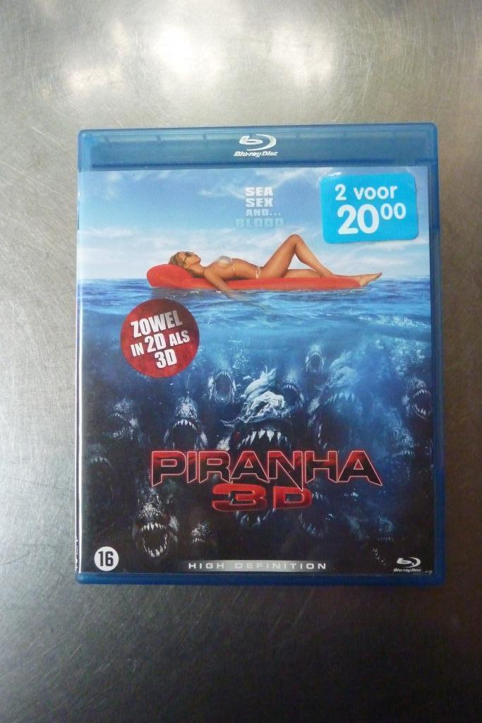 Piranha 3D, Cd's en Dvd's, Blu-ray, Zo goed als nieuw, Horror, 3D, Ophalen of Verzenden