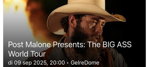 Post Malone tickets Gelredome, Tickets en Kaartjes, Concerten | Overige, Twee personen, September