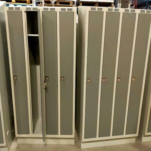 EXTRA SMALLE Oostwoud 4-drs kledingkast lockerkast 83 cm br., Huis en Inrichting, Kasten | Kledingkasten, Gebruikt, 200 cm of meer