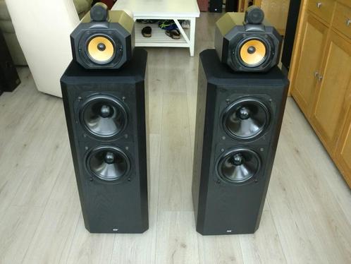802 s80 B&W luxe uitvoering beluisteren ook met eigen amp., Audio, Tv en Foto, Luidsprekers, Zo goed als nieuw, Front, Rear of Stereo speakers