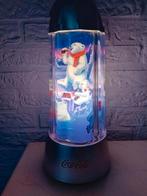 Originele retro Coca Cola roterende kerstlamp, Verzamelen, Ophalen of Verzenden, Zo goed als nieuw, Lichtbak of (neon) lamp