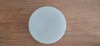 Ronde plafondlamp 18cm diameter 6,5 cm hoog, Ophalen of Verzenden, Zo goed als nieuw, Glas