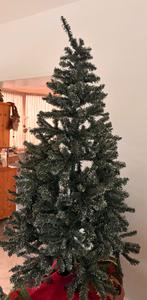 Kerstboom, donkergroen, sneeuw idee, Diversen, Kerst, Ophalen, Gebruikt