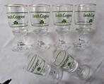 Irish Coffee glazen klaver groene randen en gouden bovenrand, Ophalen of Verzenden, Zo goed als nieuw, Glas of Glazen, Overige merken