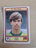 Panini Voetbal 80 John Lorie FC Den Haag, Verzamelen, Ophalen of Verzenden, Zo goed als nieuw, Overige binnenlandse clubs, Poster, Plaatje of Sticker