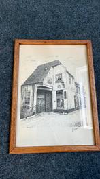 Koperslager Hendrik de Laat pentekening Antiek, Ophalen of Verzenden