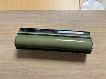 10,5 stuks antieke plint tegel groen 152 x 48 mm beschikbaar voor biedingen