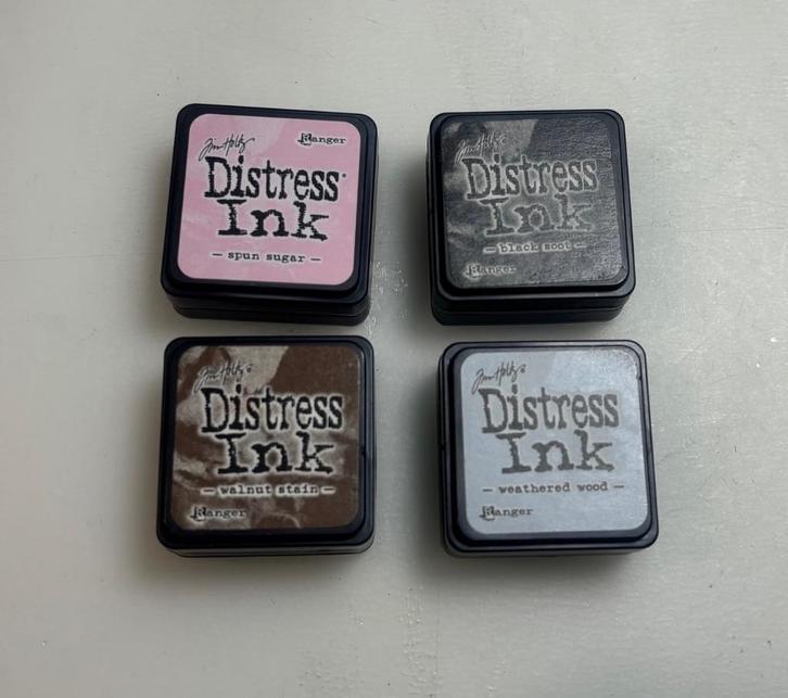 Mini distress Ink Tim Holtz, Hobby en Vrije tijd, Stempelen, Zo goed als nieuw, Clearstamp, Ophalen of Verzenden