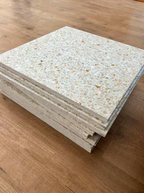 Ecostone terrazzo tegels (1.6m2) EM 1073 crema oro honed, Doe-het-zelf en Verbouw, Tegels, Nieuw, Vloertegels, Minder dan 5 m²