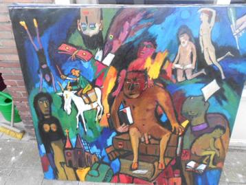 Theo van der Horst spectaculair olieverfschilderij beschikbaar voor biedingen