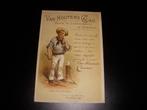 MOOIE oude reclamekaart Van Houten's cacao Weesp +/-1900, Ophalen of Verzenden, Gebruikt, Gebruiksvoorwerp