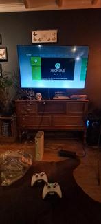 Xbox 360 60GB met 2 controllers en 9 spellen, Ophalen, Gebruikt