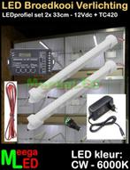 LED profiel TC420 SET 2x 33cm Broedkooi Kweekkooi Vogelkooi, Ophalen of Verzenden, Nieuw, Aluminium, Broedkooi of Kweekkooi