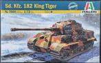 Italeri 7004 WWII German Sd.Kfz.182 King Tiger 1:72, Hobby en Vrije tijd, Modelbouw | Auto's en Voertuigen, Nieuw, Ophalen of Verzenden