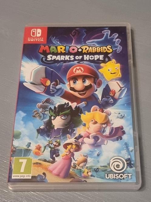 Mario + Rabbids Sparks of Hope Nintendo Switch in nieuwstaat, Spelcomputers en Games, Games | Nintendo Switch, Zo goed als nieuw