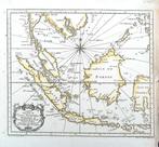Java, Sumatra en Borneo 1747.  Een 250 jaar oude Landkaart., Boeken, Gelezen, Verzenden, Voor 1800, Jaques Nicolas Bellin
