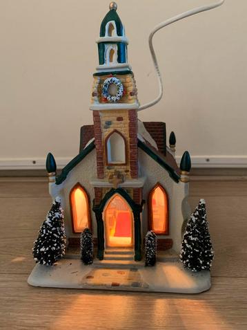 Dickensville Kerk - Kerstdecoratie beschikbaar voor biedingen