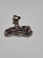 Liggend tinnen hertje, Verzamelen, Ophalen of Verzenden