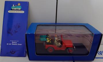 De Jeep op de cover van Kuifje en het zwarte goud beschikbaar voor biedingen