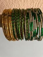 Indiase armbanden 26 stuks, Ophalen of Verzenden, Zo goed als nieuw, Overige kleuren, Overige materialen