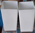 Twee vintage tafellampen wit en kleurlampjes, Ophalen of Verzenden, Minder dan 50 cm