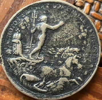 OUDE 1696 Beloningspenning Amsterdamse schutters beschikbaar voor biedingen