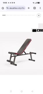 Inklapbare Fitnessbank Decathlon - Compact en Veelzijdig!, Overige materialen, Benen, Krachtstation, Ophalen of Verzenden