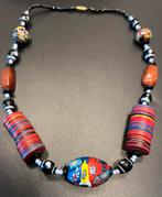 Oude Afrikaanse Krobo tribal ketting millefiori kralen, Antiek en Kunst, Ophalen of Verzenden