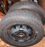 4 x winterbanden + stalen Velgen  Kia Picanto, Hyundai i10, Ophalen, Gebruikt