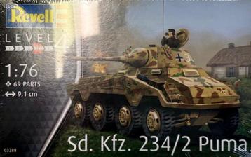 Coelianmodels, Revell 03288, Sd Kfz 234 Puma, 1/76, € 11,99 beschikbaar voor biedingen