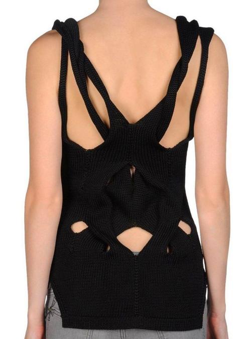 zwarte top van Alexander Wang mt S, Kleding | Dames, Tops, Zo goed als nieuw, Maat 36 (S), Zwart, Zonder mouw, Ophalen of Verzenden