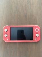 Nintendo Switch Lite Roze met Hoes, Spelcomputers en Games, Spelcomputers | Nintendo Switch Lite, Ophalen of Verzenden, Roze of Coral