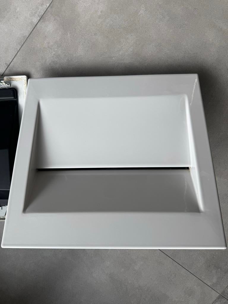 2x Alape Inbouw Wastafel - 45x42cm, Doe-het-zelf en Verbouw, Ophalen, Gebruikt, Wastafel