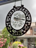 glas in lood raamhanger, Ophalen