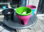 balkonbloempotten, Tuin en Terras, Bloempotten, Kunststof, Balkon, Rond, Ophalen of Verzenden
