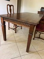 Eettafel met 2 stoelen, Ophalen, Gebruikt, Klassiek, 50 tot 100 cm