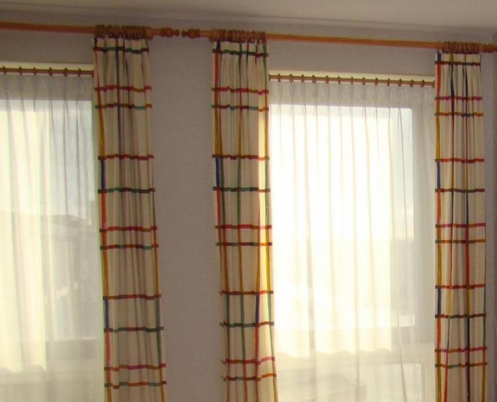Gordijnenroedes en accessoires (compelete set), Huis en Inrichting, Stoffering | Gordijnen en Lamellen, Gebruikt, 200 cm of meer