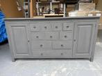 Dressoir kast, massief hout, koloniaal, Ophalen, 150 tot 200 cm, 25 tot 50 cm, Met deur(en)