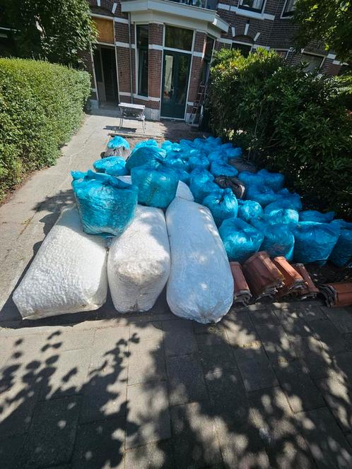 Isolatiechips - Grote Zakken, Doe-het-zelf en Verbouw, Isolatie en Afdichting, Gebruikt, Vloerisolatie, Muurisolatie, Dakisolatie