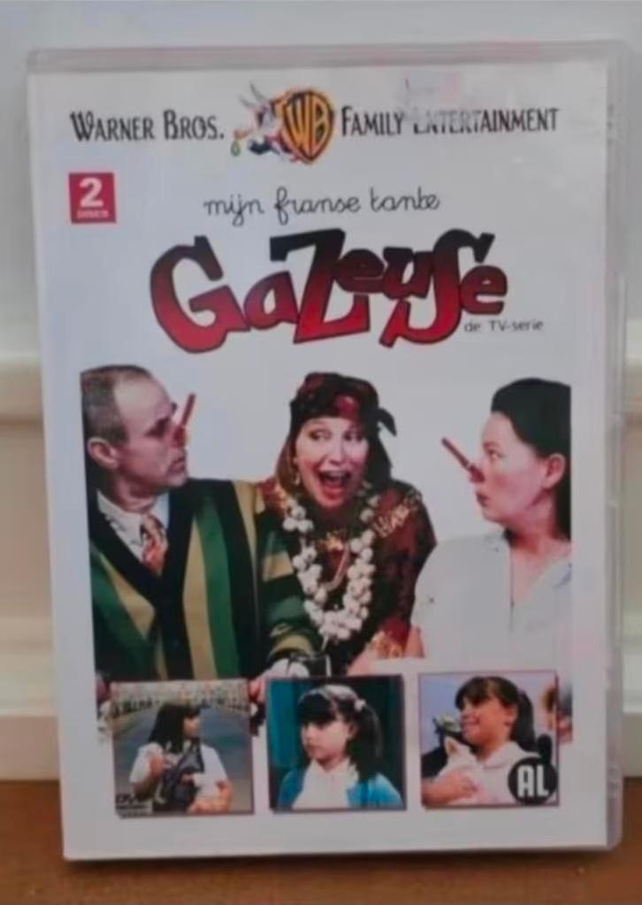 Mijn Franse Tante Gazeuse- kinder Tv serie- 325 minuten, Cd's en Dvd's, Dvd's | Kinderen en Jeugd, Zo goed als nieuw, Tv fictie