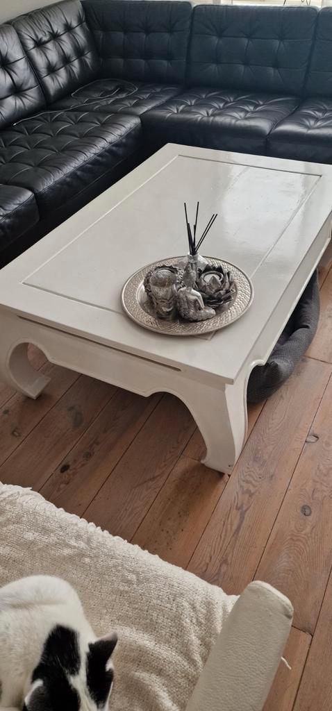 Opium salontafel met lade, Huis en Inrichting, Tafels | Salontafels, Gebruikt, Minder dan 50 cm, 50 tot 100 cm, 100 tot 150 cm
