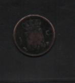 1 Cent 1827 (B) Koning Willem 1 (57), Postzegels en Munten, Munten | Nederland, Koning Willem I, Ophalen of Verzenden, 1 cent