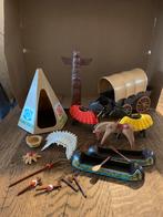 Vintage Playmobil set indianen, Ophalen of Verzenden, Gebruikt