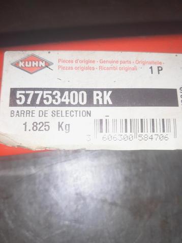 Kuhn  regelstang beschikbaar voor biedingen