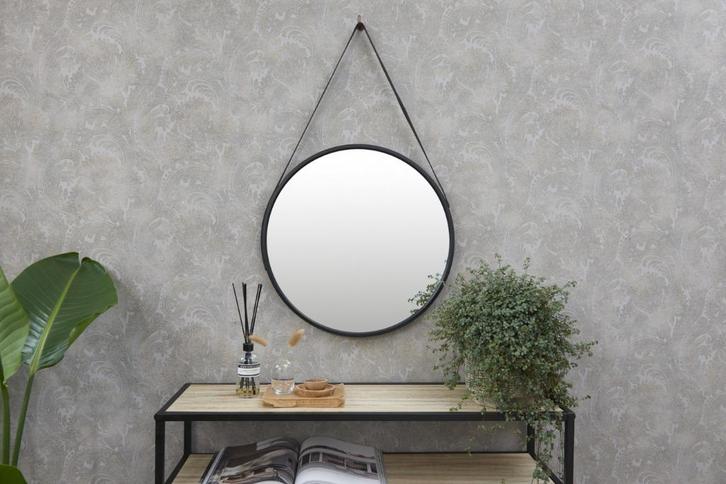 Wandspiegel Sara, Huis en Inrichting, Woonaccessoires | Spiegels, Nieuw, 50 tot 75 cm, Minder dan 100 cm, Ovaal, Ophalen of Verzenden