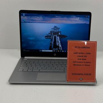 HP 14s-fq0825nd Laptop | AMD 3020e 4GB RAM 128GB SSD beschikbaar voor biedingen