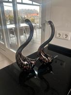 Glazen zwanen Murano hoogte 34 cm, Ophalen of Verzenden