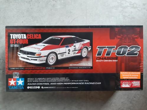 Tamiya 58718 RC Toyota Celica GT-Four TT-02 Nieuw in doos, Hobby en Vrije tijd, Modelbouw | Radiografisch | Auto's, Nieuw, Auto onroad